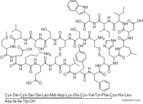 Molecular Structure of 117399-94-7 (ENDOTHELIN 1 HUMAN, PORCINE)